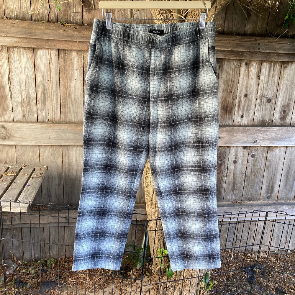 RVCA Plaid Casual Pants